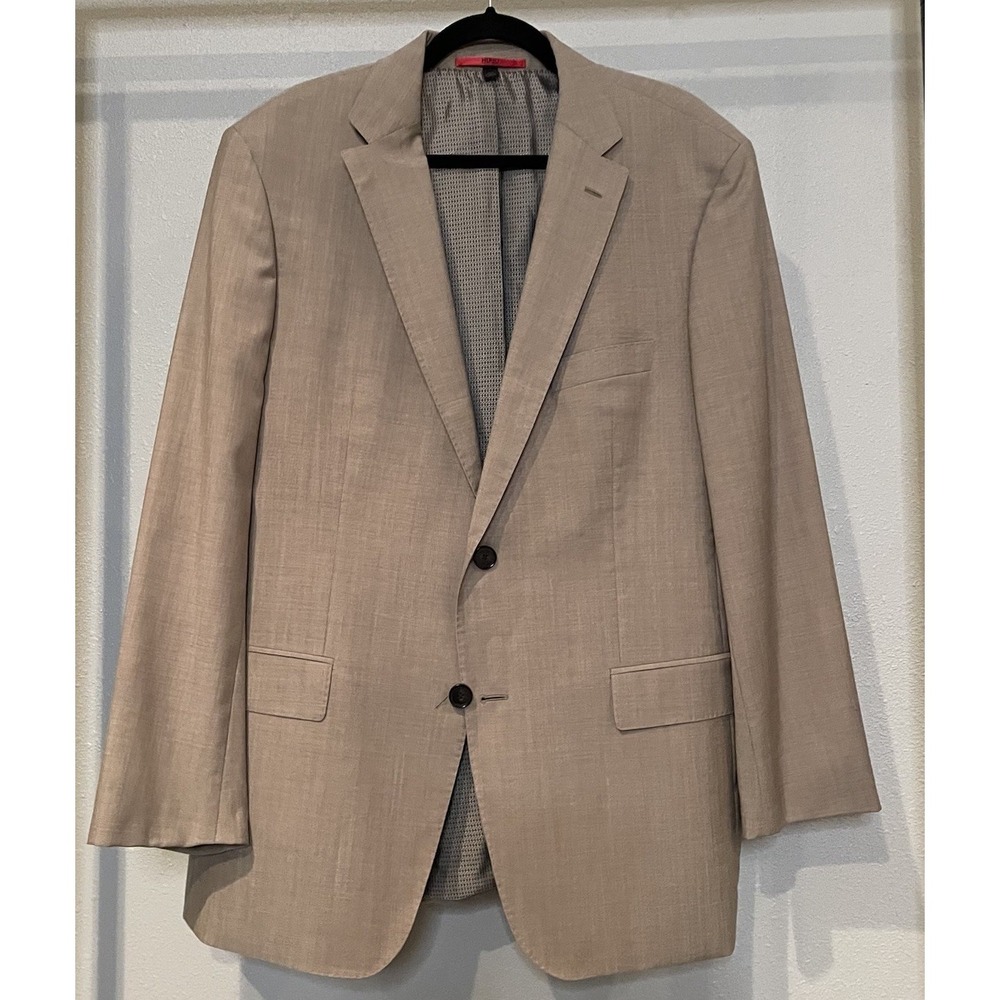 Hugo Boss Marzotto 44R Blazer Men's Tan Sport Coat